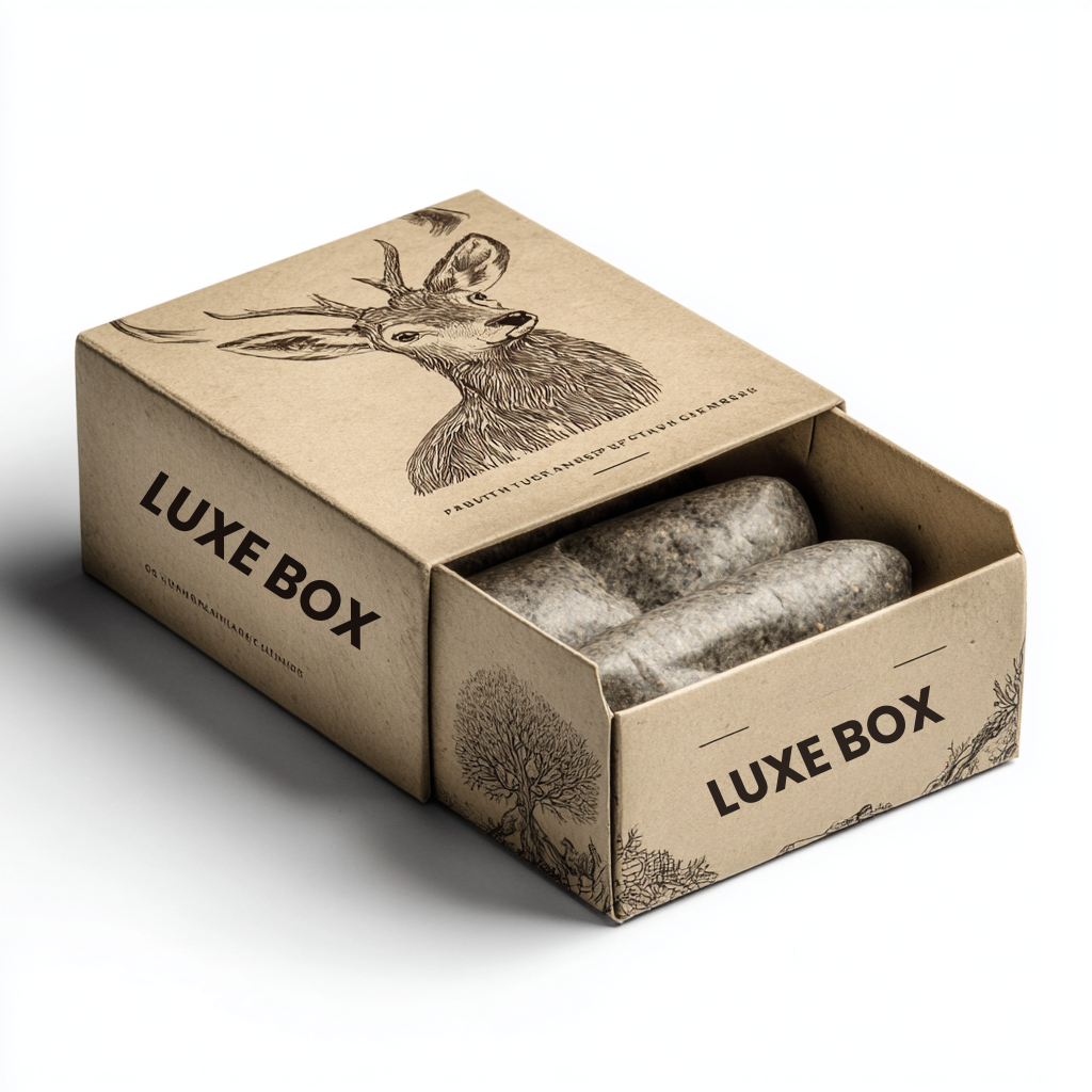 Custom folding drawer box with slide-out tray in white gloss — retail product packaging
